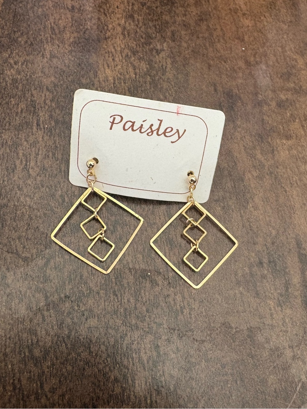 ❗️5/$25❗️Gold Geometric Drop Earrings